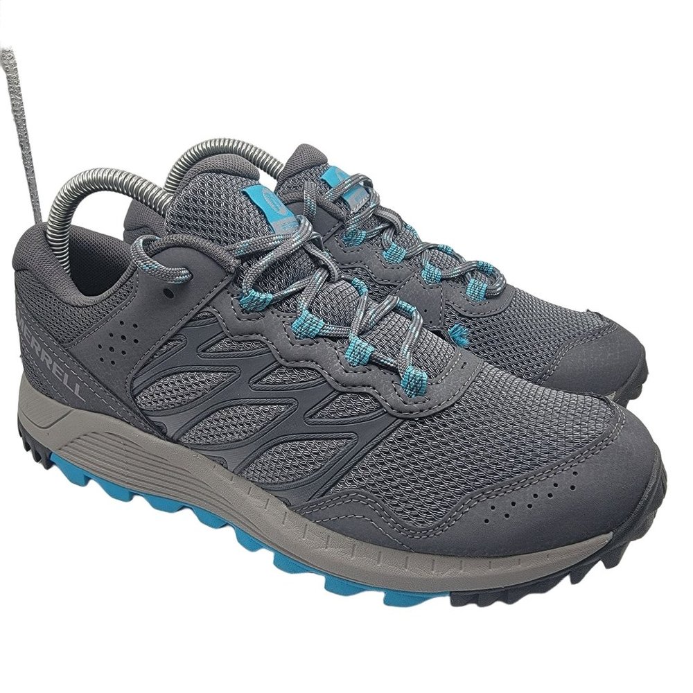 Merrell Wildwood Womens Size 8 Gray Trail Running Hiking Shoes - J066894